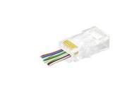 Cat6 Ez Rj45 Konnektör 100 Adet Paket - Şeffaf APXRJ45
