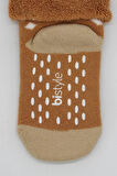 Puanlı Kaymaz Havlu Soket Çorap 2'li  Hardal