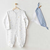 Ocean İs My Happy Place Bebek Tulum Takım White