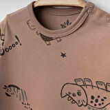 Eslenza Baby Organik 2'li Tulum 0049 Kahve