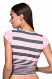 Pembe Gri Mı Emay 5026 Soft Seamless T Shirt