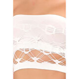 Beyaz Mı Emay 4050 Double Örgü Toparlayıcı Straplez Büstiyer