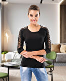 Kol Güpürlü Kadın Body 126