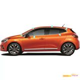Clio 5 HB 5D 2019 Sonrası Cam Çerçevesi 12 Parça Paslanmaz Çelik