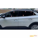 Opel Grandland X SUV 2017 Sonrası Cam Çerçevesi 14 Parça Paslanmaz Çelik