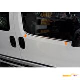 Peugeot Bipper Mini Van 2008 Sonrası Cam Çıtası 2 Parça Paslanmaz Çelik