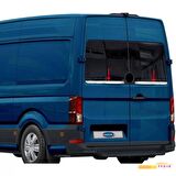 Volkswagen Crafter Van 2017 Sonrası Cam Çıtası 2 Parça Paslanmaz Çelik