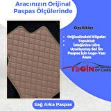 Volkwagen Passat B5 B5.5 1996-2005 Prime Bej Deri Bej Kenar Paspas Paspas