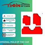 Seat Leon 5f 2013 + Hatchback Prime Bej Deri Bej Kenar Paspas Paspas