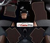 Daihatsu Terios J200 2006-2017 Prime Siyah Kırmızı Deri Bej Kenar Paspas