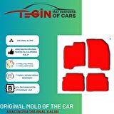 Chevrolet Aveo 2005-2011 Prime Siyah Deri Bej Kenar Paspas