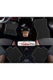 Toyota Avensis 2003-2009 Prime Siyah Deri Gri Kenar Paspas