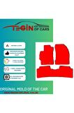Toyota Corolla 2007-2012 Prime Siyah Deri Mavi Kenar Paspas