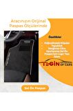 Audi A4 2015+ Prime Siyah Halı Bej Kenar Halı Paspas