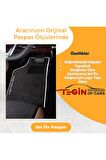 Hyundai Genesis Bh 2009-2014 -sedan Prime Siyah Halı Beyaz Kenar Halı Paspas