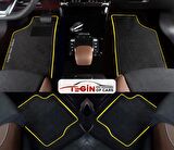 Geely Ck 2005-2016 Prime Siyah Halı Sarı Kenar Halı Paspas