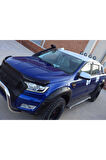 Ford Ranger Kaput Koruma / Kaput Rüzgarlığı 2011-2015 Arası Parlak Siyaj