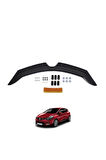 Renault Clio Uyumlu 4 Ön Kaput Koruma / Kaput Rüzgarlığı 2012 Ve Sonrası + Kaput Koruyucu