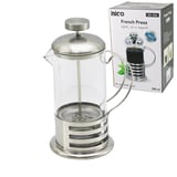 İbico İ22-346 French Press 800 ml - Cam Gövde, Metal Kafes ve Metal Kapak