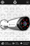 TURKNO 1 Galia Kamera Bullet Dış Mekan Full HD Gece Görüşlü Irled Kameralı AHD Güvenlik Kamerası