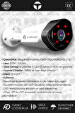 TURKNO 4 Kameralı Galia 3 İç Kamera Set 320 GB HDD Full HD Gece Görüşlü Güvenlik Kamerası Sistemi