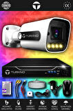 TURKNO 1 Kameralı Navie 1 Dış Kamera Set HDD'siz Full HD Renkli Gece Görüşlü Güvenlik Kamerası Sistemi