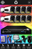 TURKNO 8 Kameralı Navie 8 Dış Kamera Set HDD'siz Full HD Renkli Gece Görüşlü Güvenlik Kamerası Sistemi