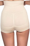 Kadın Ten Renk Double Boxer Korse