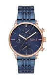 Toms Lacivert Renk Çelik Kordonlu Erkek Kol Saati TH-TM1911A-1018-T