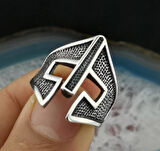 Özel Miğfer Tasarımlı 925 Ayar Gümüş Yüzük