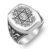 Mührü Süleyman 925 Ayar Gümüş Yüzük 