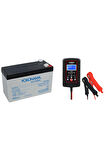 12V ÖĞRENCİ PROJE AKÜSÜ VE 2 AMPER LCD GÖSTERGELİ AKÜ ŞARJ CİHAZI