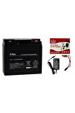 12V 18 AMPER KURU TİP AKÜ VE ŞARJ ALETİ 3AH