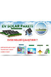 2.4kW SOLAR GÜNEŞ ENERJİ PAKETİ BAĞ BAHÇE DAĞ EVİ HOBİ EVLERİ KARAVAN