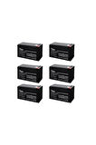12V 7AH 20HR KURU TİP AKÜ 6 ADET ÖZEL FİYAT