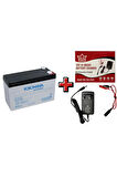 ÖĞRENCİ PROJELERİ İÇİN 12V AKÜ VE ŞARJ ALETİ SETİ