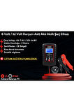 12V 12 AMPER AKÜ AKILLI ŞARJ CİHAZI LCD EKRANLI 2 AMPER