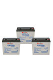 12V 24AH JEL AKÜ ELEKTRİKLİ BİSİKLET İÇİN 2025 ÜRETİM 3LÜ SET