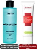 the fair. Yağlı Akneye Yatkın Cilt Salisilik Asit Tonik 200 ml ve SPF 50+/PA Advanced Güneş Kremi 50 gr