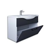 Teta Home Eko 80 cm Mdf Banyo Lavabolu Alt Dolap