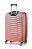 Pembe Valiz Seti  %100 Abs 3'lü Set (KABİN-ORTA-BÜYÜK BOY)