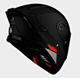 MT Thunder 4SV Solid A1 İç Güneş Vizörlü Kask Mat Siyah M