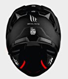 MT Thunder 4SV Solid A1 İç Güneş Vizörlü Kask Mat Siyah M