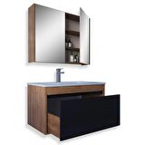 Teta Home Mersin 65 Cm Mdf Banyo Dolabı Seti