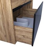 Teta Home Mersin 65 Cm Mdf Banyo Dolabı Seti