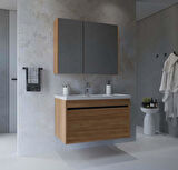 Teta Home Mersin 65 Cm Mdf Banyo Dolabı Seti