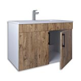 Teta Home Prag 80 cm Mdf Banyo Lavabolu Alt Dolap