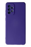 Newface Samsung Galaxy A72 Kılıf Nano içi Kadife Silikon - Mor