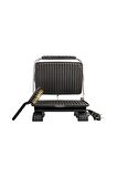 Dökümix Organik (kaplamasız ) Demir Döküm Tost Makinası 1800 Watt (siyah)