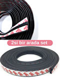 Otomobil Sunroof Fitili ve Bagaj, Kaput, Kapı Yalıtım Fitili 5'er Metre Set  